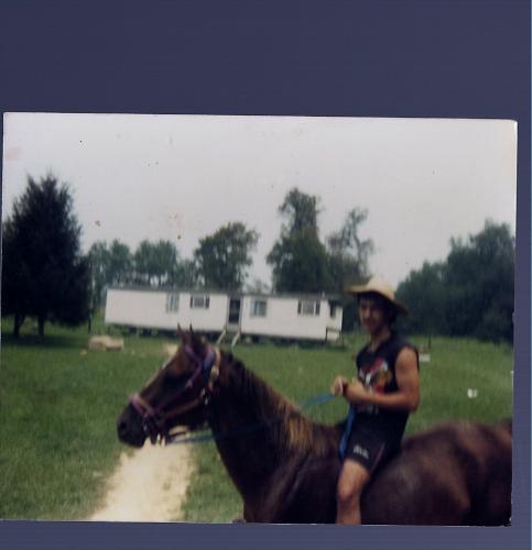 Buddy and his horse cocoa AKA Juan Valdez LOL